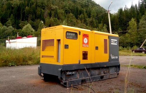 Аренда генератора QAS 125 Atlas Copco

