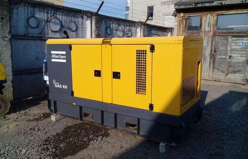 Аренда генератора Atlas Copco QAS 60
